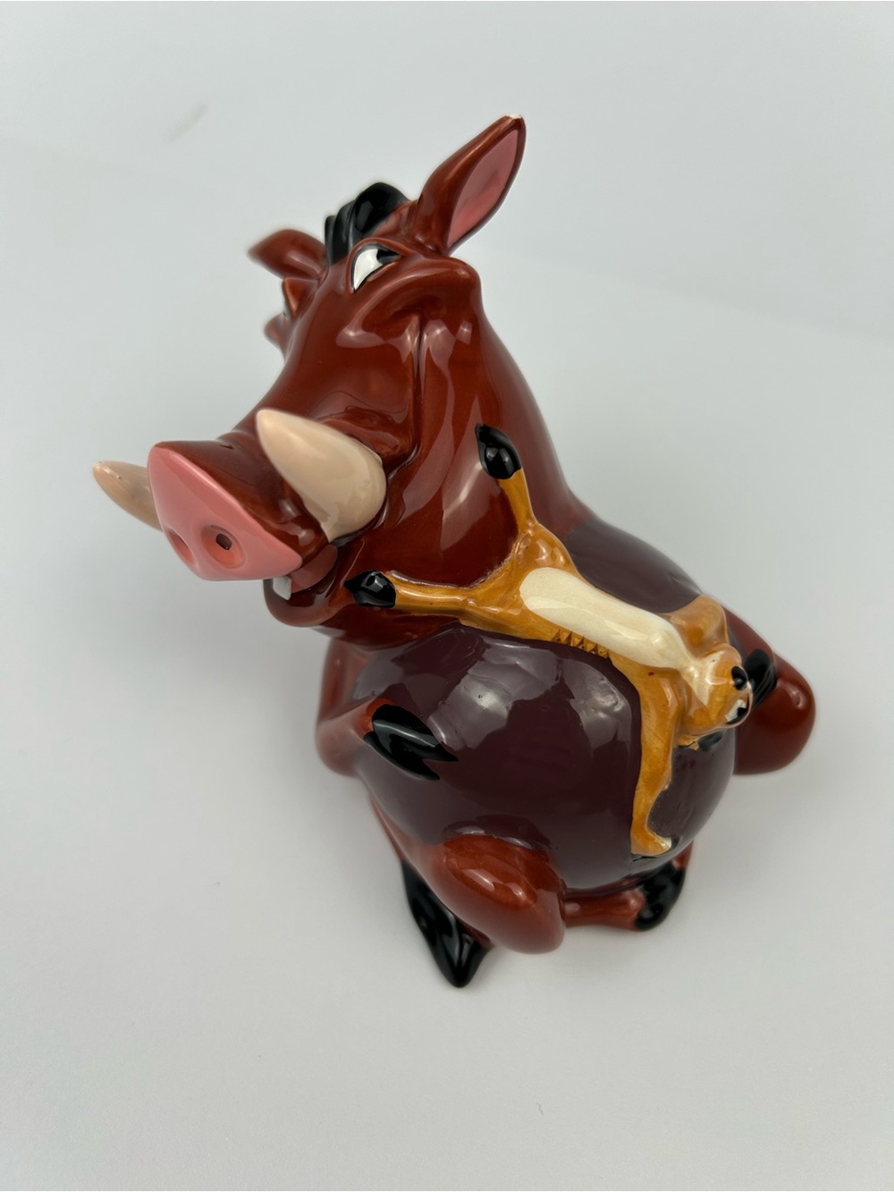 Vintage Disney Timon & Pumbaa Porcelain Figurine Lion King